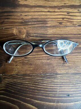Anne KLEIN AK8026 K5162 oval eyeglasses slim black frame 48-17 135